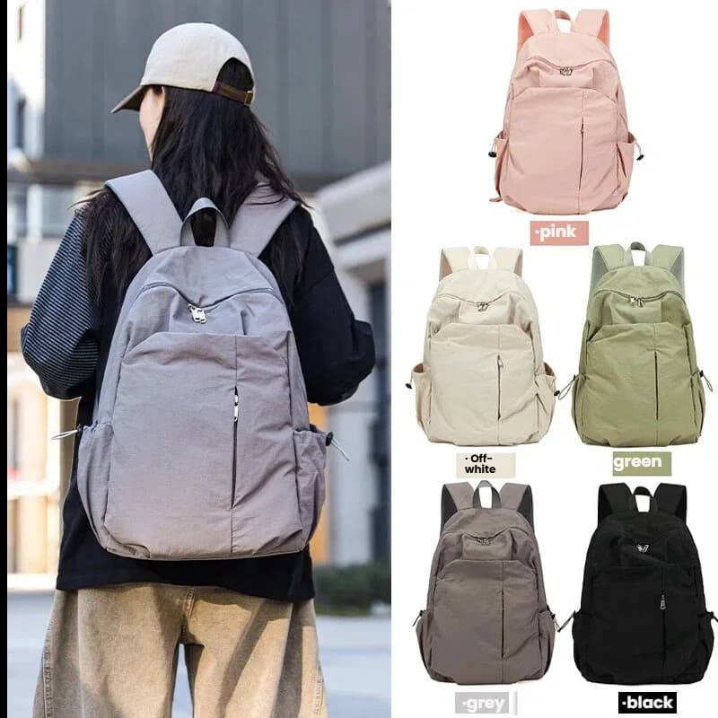 Zaino Scolastico Grande Capacità, Borsa a Tracolla Versatile, Zaino Casual Giovanile per Esterni, Borsa Impermeabile per Laptop da Lavoro, Borsa per Libri