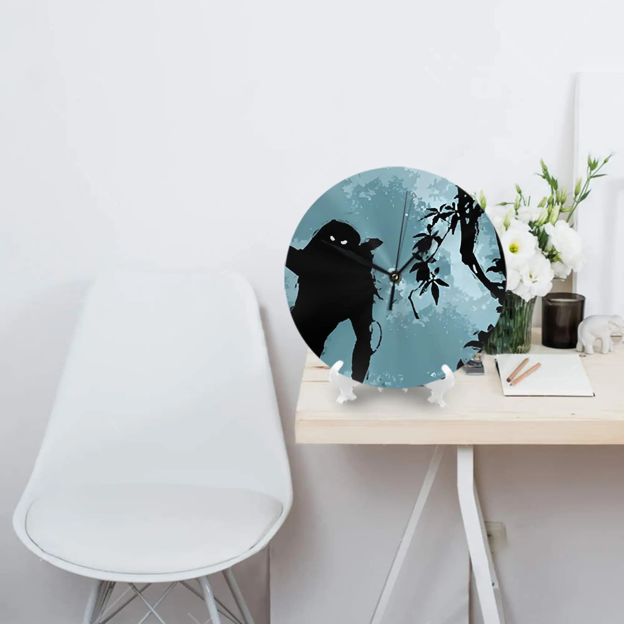 Wall clock Predator Decorating room Silent round watch for bedroom Living room Kitchen Home