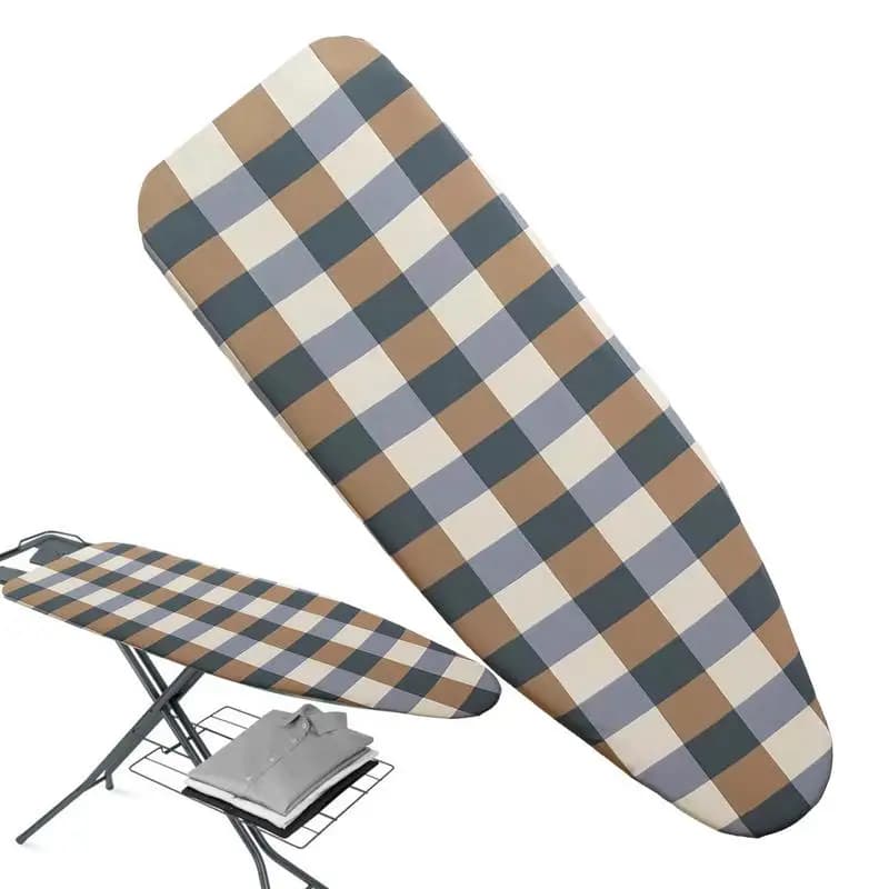 Copertura per asse da stiro Copertura in cotone extra spesso resistente alle scottature con bordo elastico Copertura in ferro per tavola da stiro Forniture da stiro