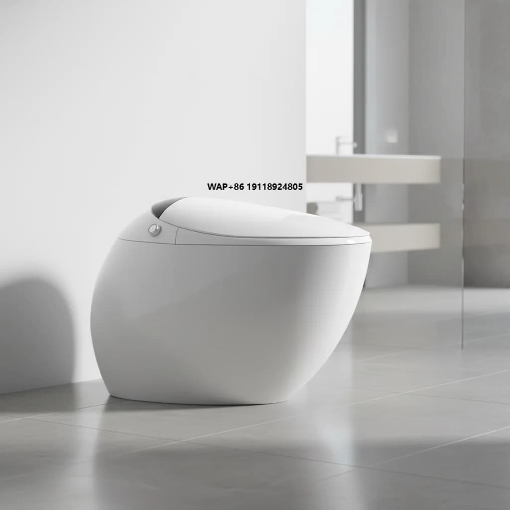Last Intelligent WC model - Radar Sensor, Automatic Shoe, Hot Seat, Including Remote Control, Double Function Shoe, Night Light, Luxury