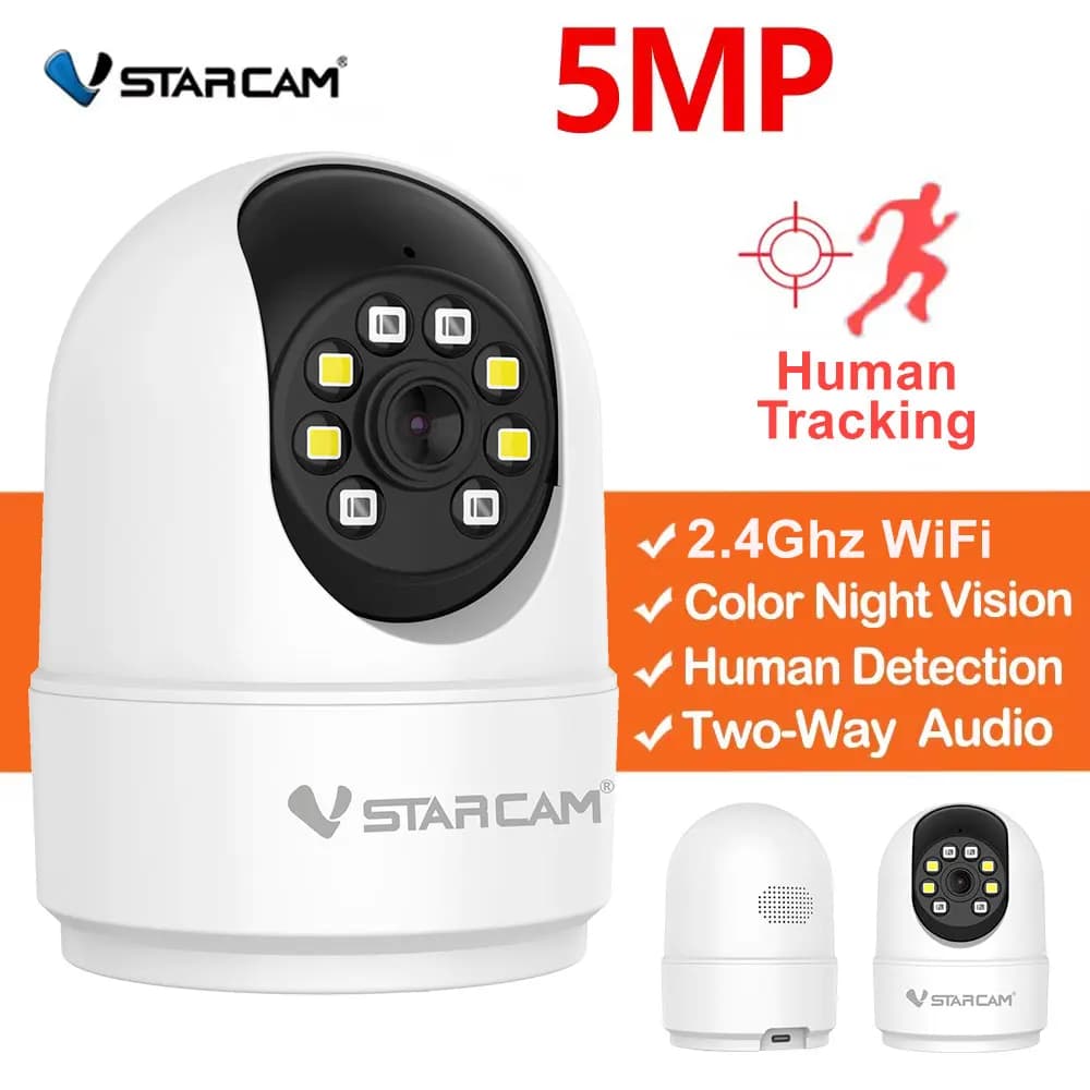Vstarcam 5MP HD WiFi IP camera Smart PT Security protection Internal video camera Smart Home Pet Cam human monitor