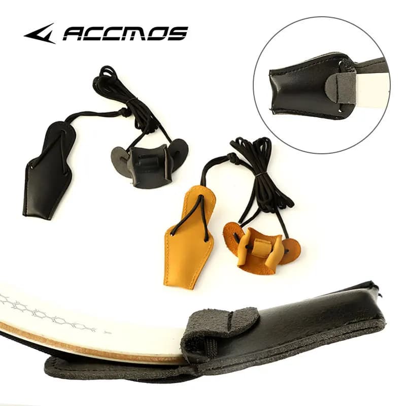 Strumento per l'installazione della corda per arco ricurvo in pelle, corda in nylon PU per arco ricurvo e longbow, accessori per tiro con l'arco