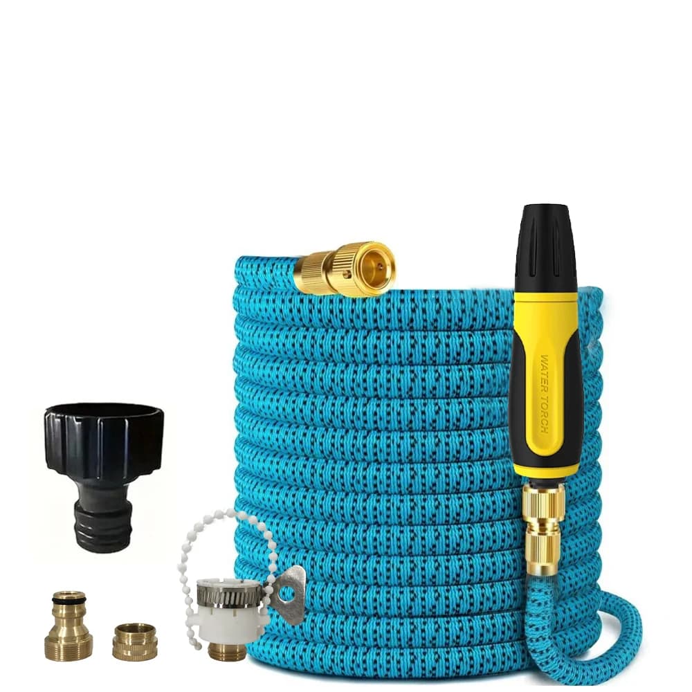 Pistola ad acqua ad alta pressione per lavaggio auto Garden Magic Hose, dotata di un gruppo di ugelli multifunzionali adatti per l'irrigazione del giardino