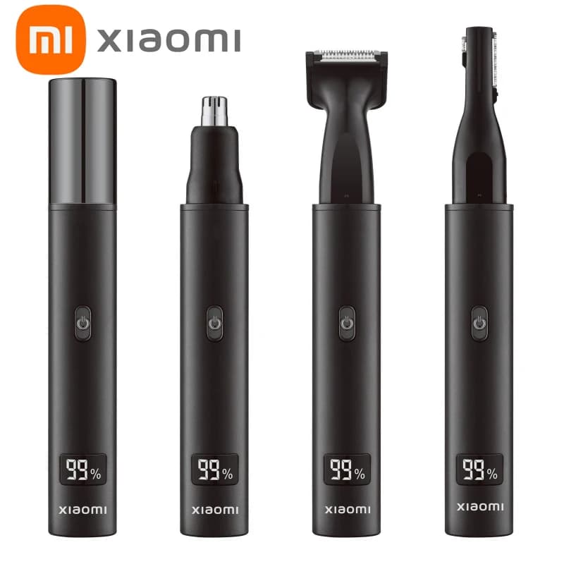 XIAOMI New 3 in 1 Electric Rechargeable Naso Earrings Haircuts for Men Hindering Bases Eyebrows Barba Haircut Razor