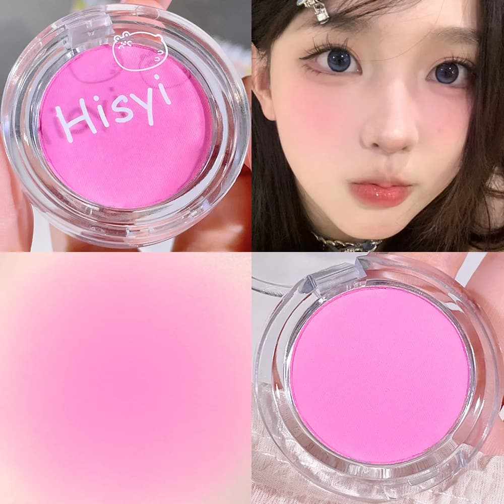 HISYI Fad monochromatic whitening cosmetic opaque vitality girl make-up naked drooling natural flat fard monochromatic