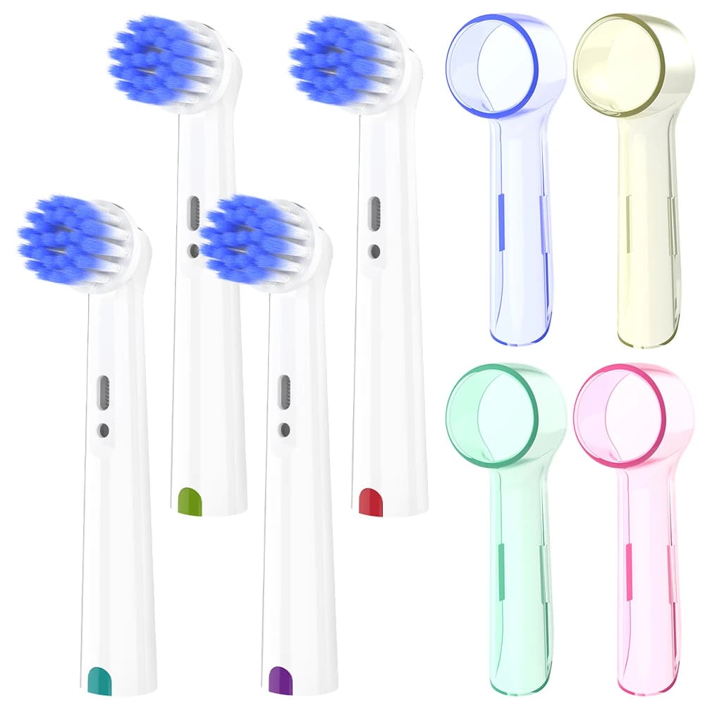 Soft Spare Parts and Dust Covers Compatible with Oral B Electric Brushes for Models 1000 100 1500