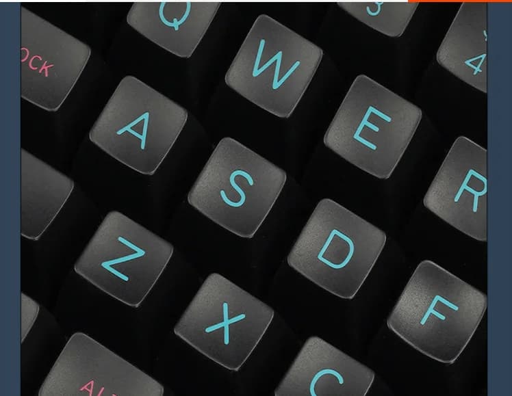 MAXKEY SA profile Doubleshot ABS, 130 buttons for MX mechanical keyboards with 80, 87 and 980 layout.