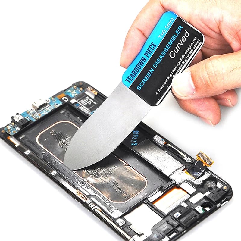 LCD Screen Opening Tool with Stainless Steel Card Fixed Cell Phone Repair for Smartphone