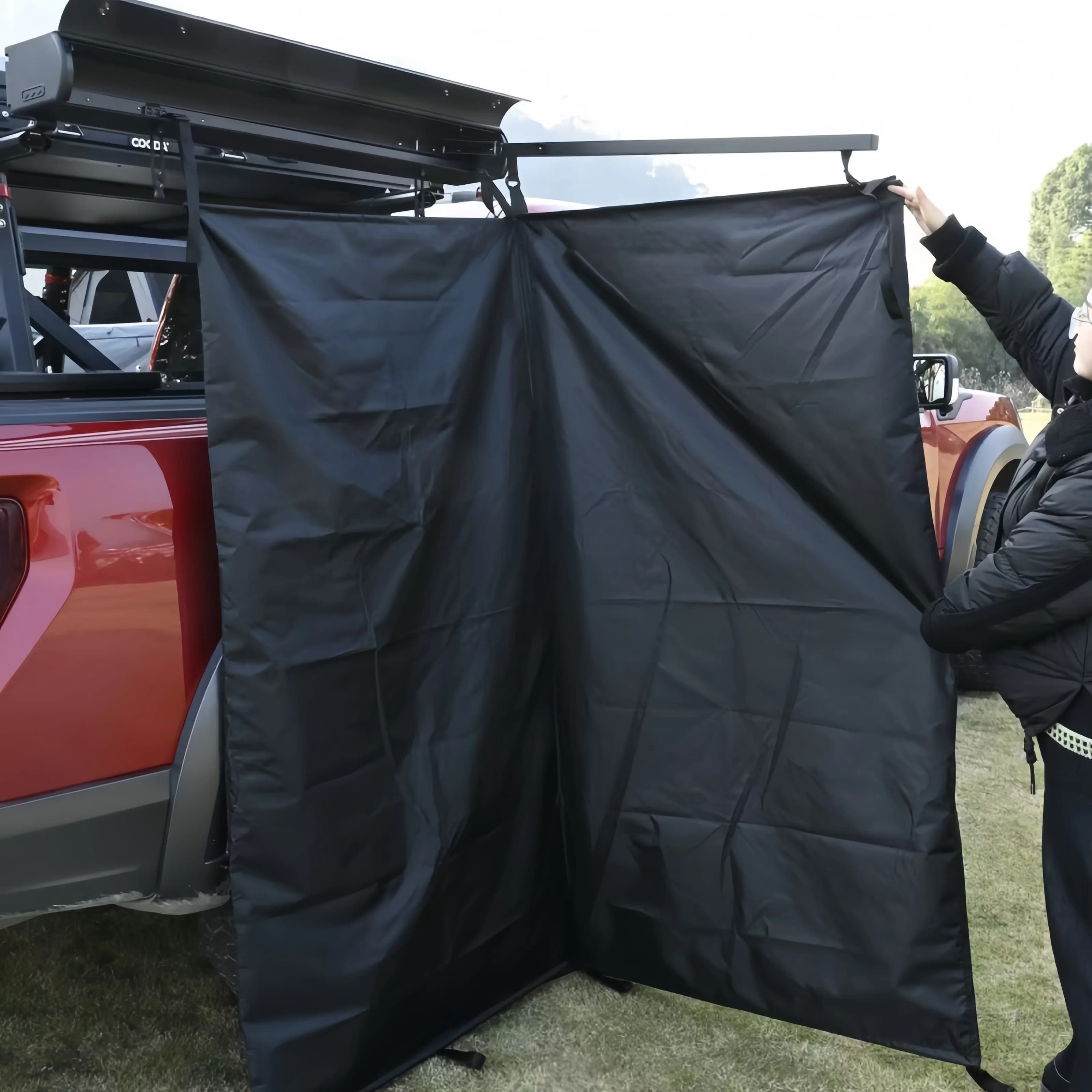 Tenda Doccia Portatile Leggera Impermeabile Anti-UV per Quattro Stagioni, Ideale per Arrampicata e Campeggio all'Aperto