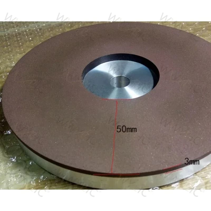 Diamond CBN Grinding Disc 150*12.7*50*3 Resin Bond Polishing Wheel for Hair Scissors Alloy Gem Sharpening
