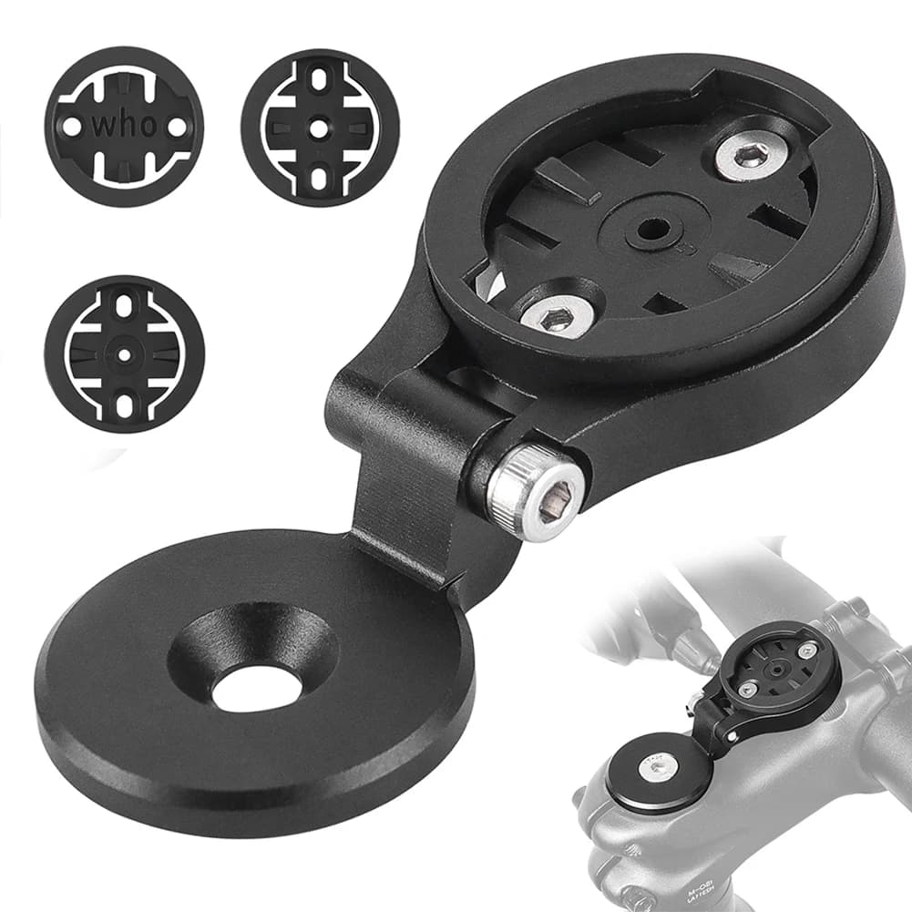 Supporto per computer da bicicletta Supporto per computer da bici da strada MTB regolabile Supporto per tachimetro cronometro per Garmin Bryton Wahoo