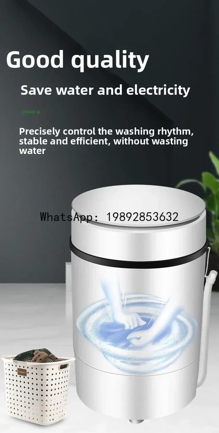 For homesmall mini semi-automatic handy gadget with spin dry shoe brush machine