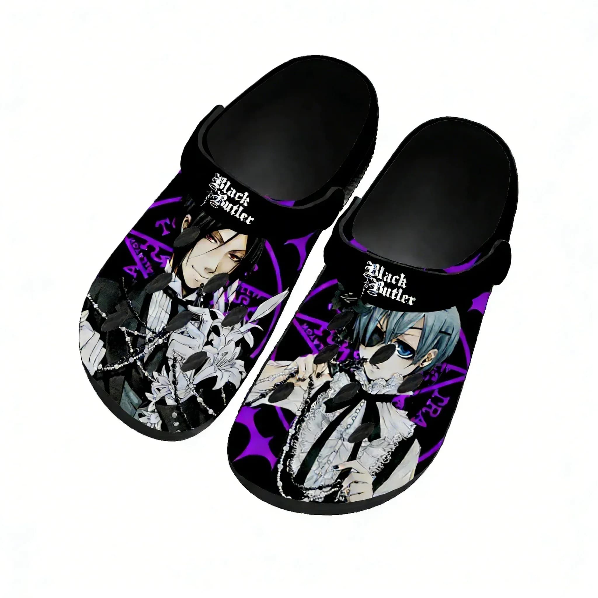 Scarpe da acqua Black Butler per uomo e donna, comode e alla moda, zoccoli da giardino, sandali personalizzabili, ciabatte traspiranti con fori da spiaggia