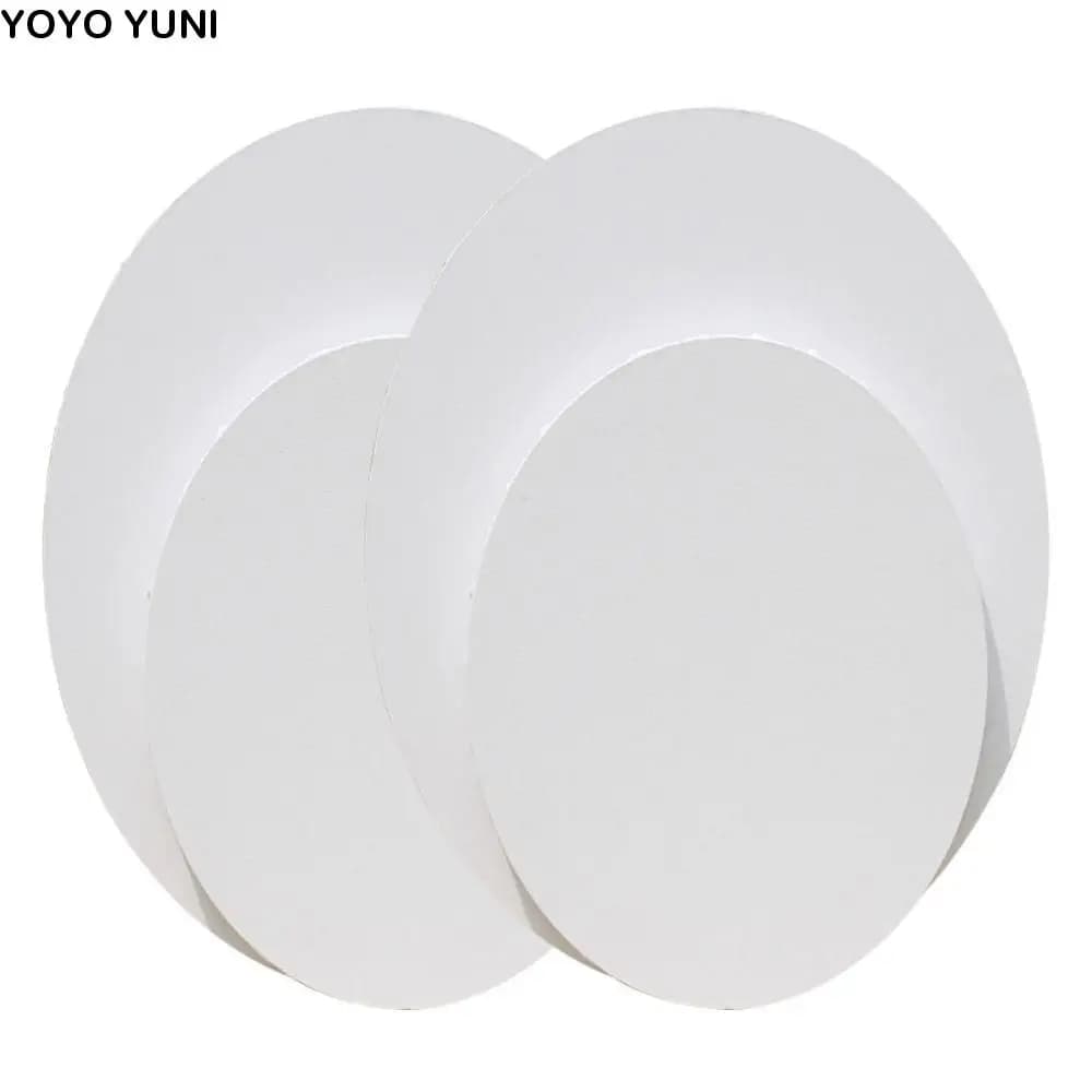 Picture Frame Blank Oval Oil Canvas Wooden Thicken Painting Board Cotton Multi Size Drawing Board Painter