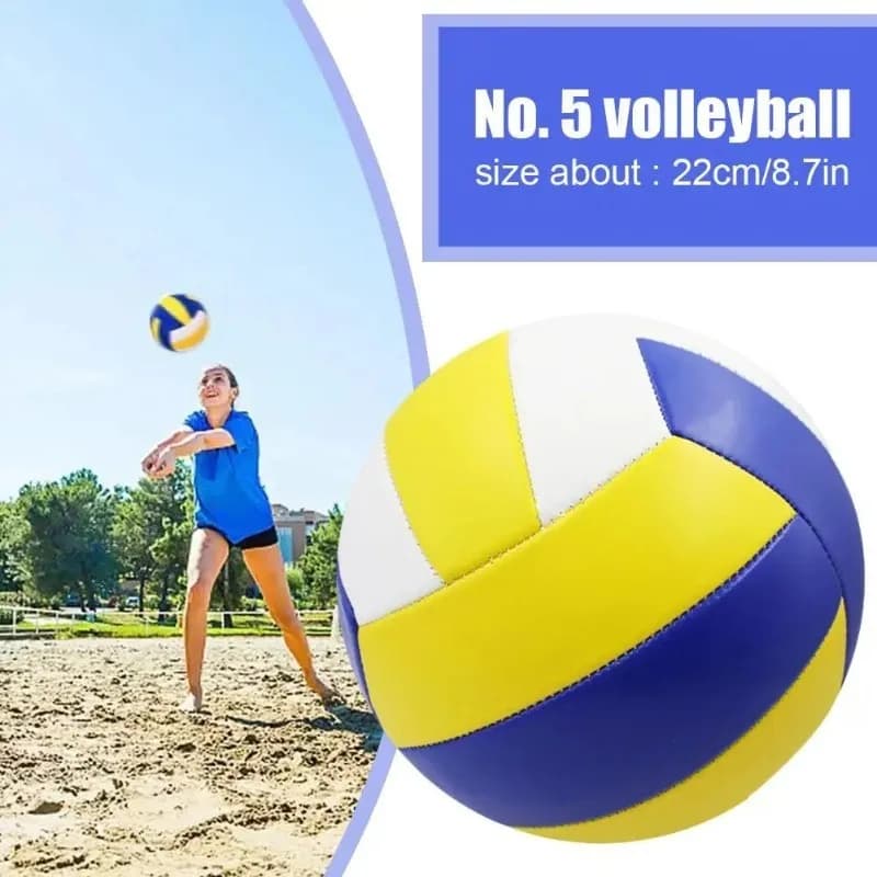 No.5 Volleyball PVC Professional Beginner Training Soft Leather Surface Rubber Inner Tank Beach Team Sports Beach Games New