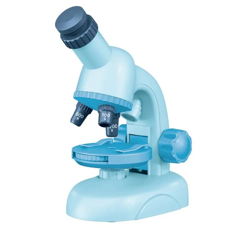 Microscopio ottico educativo WOWFU calibrato con ingrandimento 1200X per bambini, laboratorio scientifico