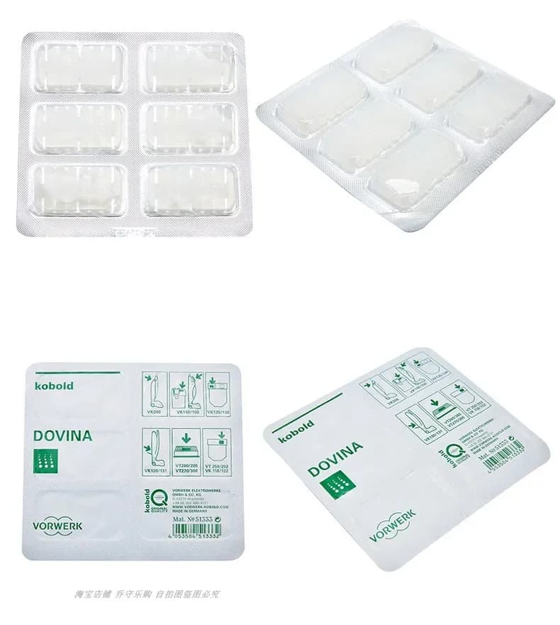1-3pcs Hand Vacuum Cleaner Accessories Fragrance tablets Jasmine for Vorwerk Host computer VK118 VK120 VK135 VK136 VK140 VK150