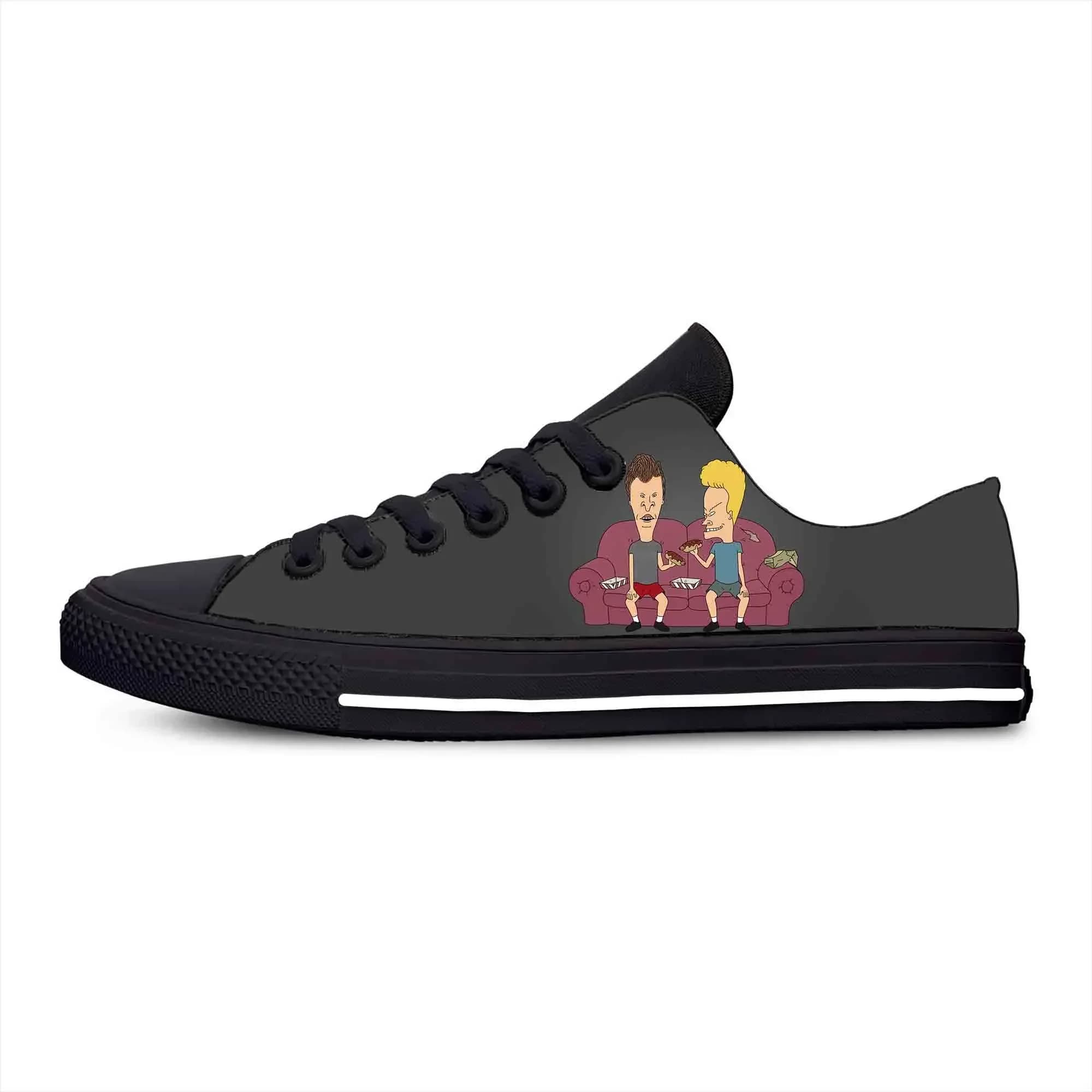 Scarpe Casual Beavis e Butt-Head Rock Anime Manga Comic, Sneakers Leggere e Traspiranti con Stampa 3D per Uomo e Donna