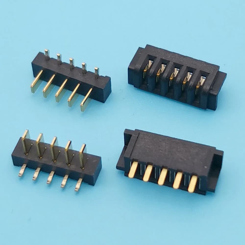 50 pcs/Lot Battery Connector Male Blade Holder Female Step Connector 2.5mm 5 High Current Plug-in Pins For Laptop Smart Locks