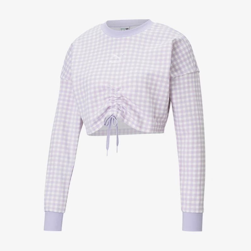 Felpa con cappuccio casual corta e traspirante alla moda da donna, nuova e originale Puma 531313-16