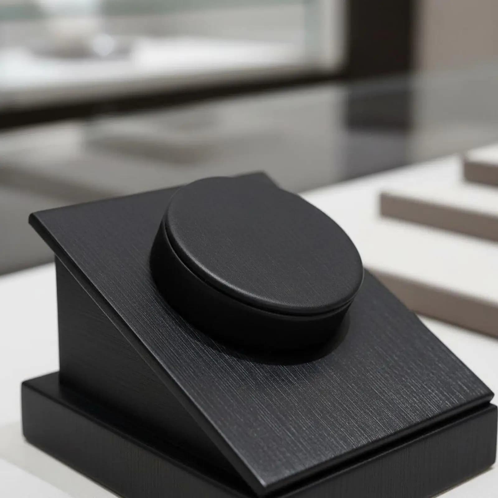 Leather Jewelry Display Stand Slanted Bracelet Organizer Stand for Jewelry Counter Exhibition and Showcase Bracelets
