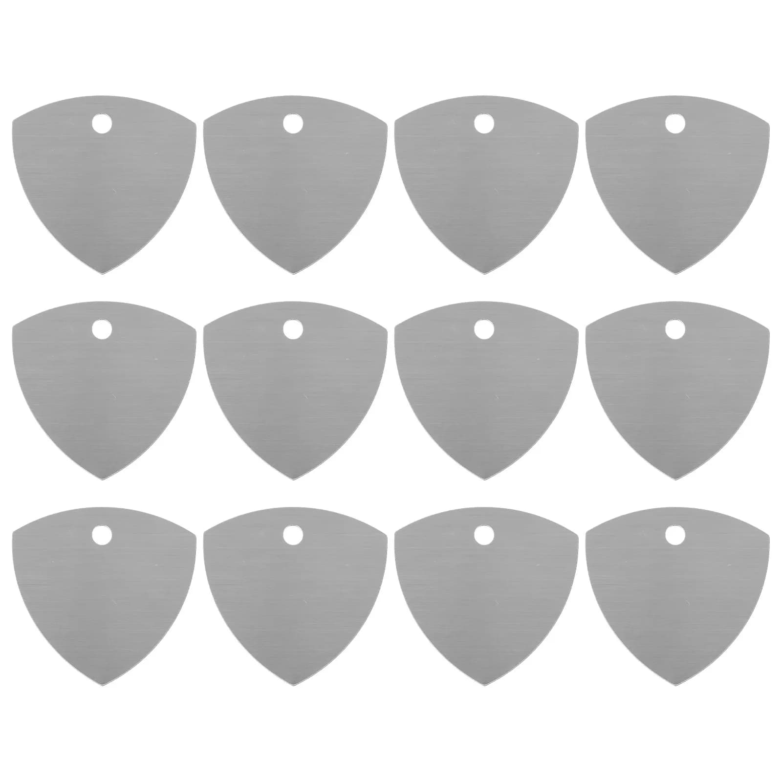 12 Pezzi Plettri per Chitarra Acustica, Protezioni per Dita Carine e Resistenti, Set di Protezioni per le Dita