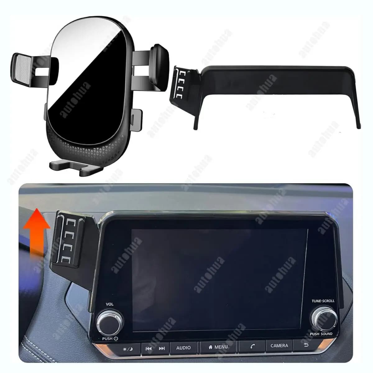 Supporto per telefono da auto per Nissan Altima 2019-2025, supporto GPS da cruscotto con clip per iPhone e tutti i cellulari