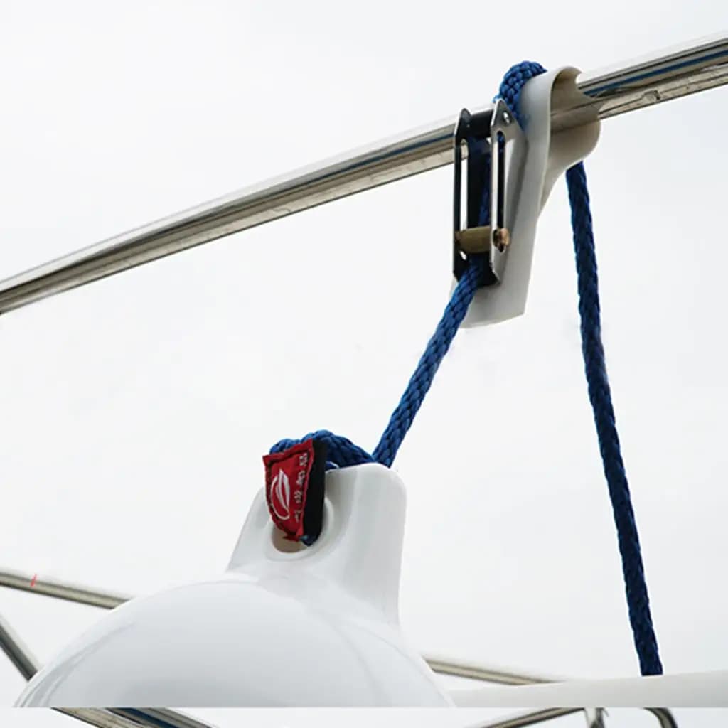 Universal Fender Adjuster for Boat ABS Sailing Hardware with Pulleys for Rope and Fender Hook for Marine Deck