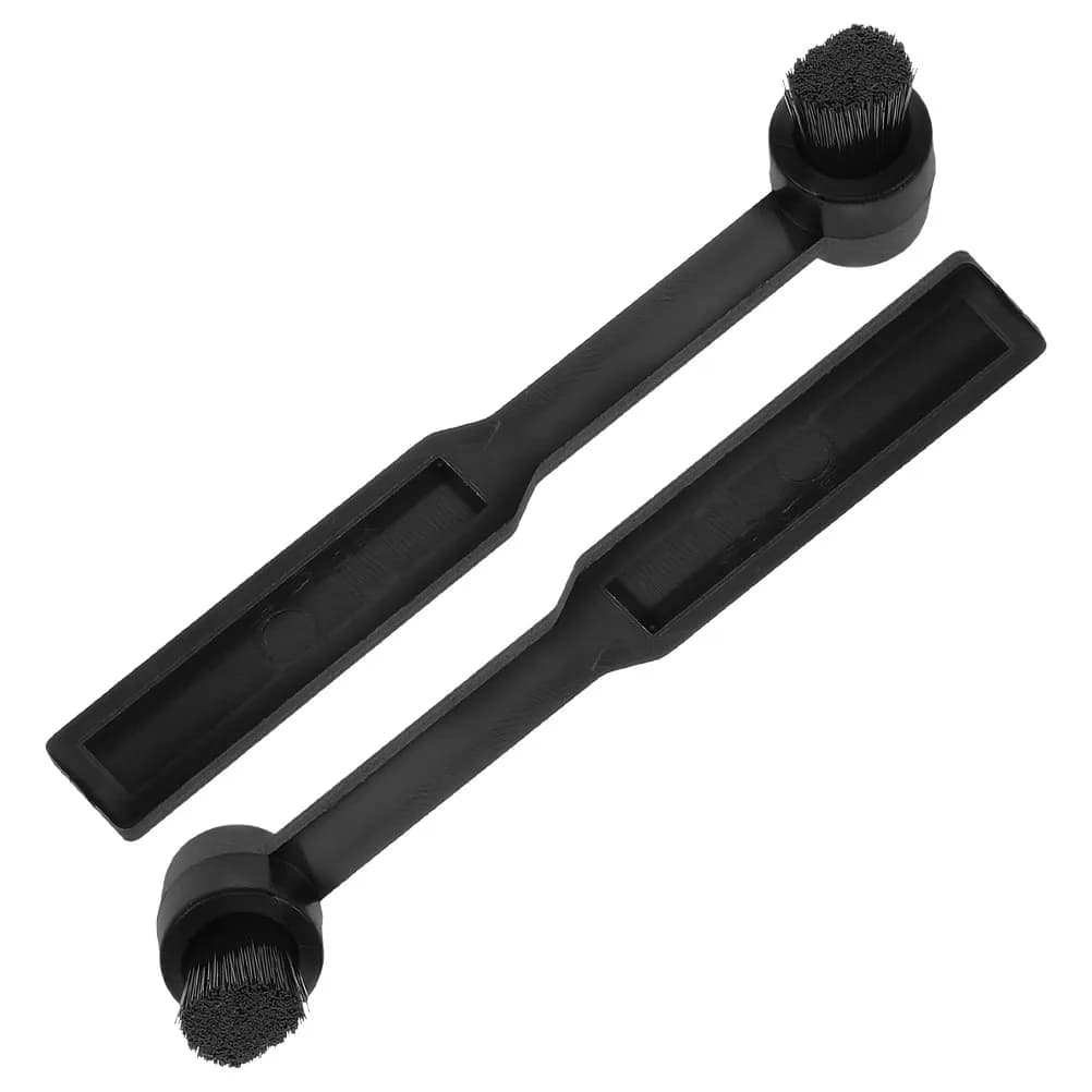 2 Pieces Cleaning Brushes for Antistatic Vinyl Discs, Pulisci-Puntine Vintage Brushes for turntables and phonographs