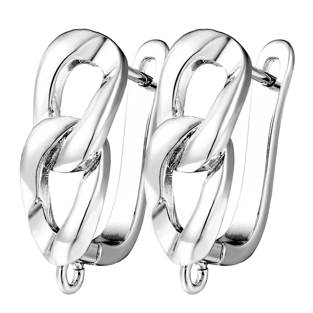 Juya 2 Knits for Shvenzy Anti-Allergic Earrings, Base for Earrings, Women's Earrings Accessories