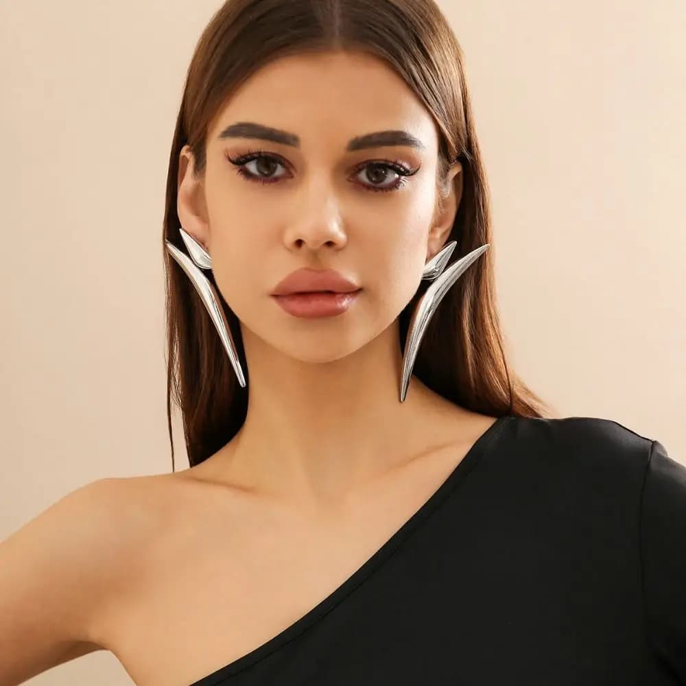 Orecchini a Triangolo di Tendenza, Minimalisti ed Esagerati, Pendenti Geometrici per Donne e Ragazze