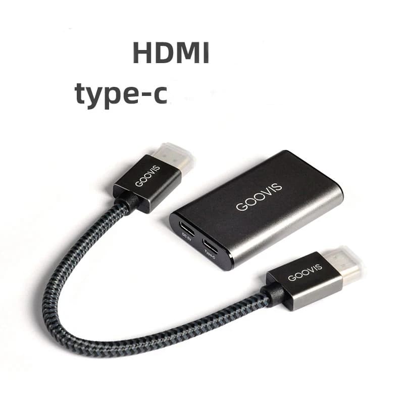 Goovis HDMI Connect Cable AR Adapter for Rokid Max HMID at TypeC Support Connect AR glasses for Rokid EM3 Xbox PC