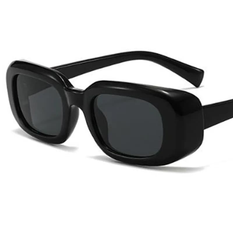 Fashion Sunglasses Women Sun Glasses Rectangle Adumbral Retro Simplity Anti-UV Spectacles Oversize Frame Ornamental