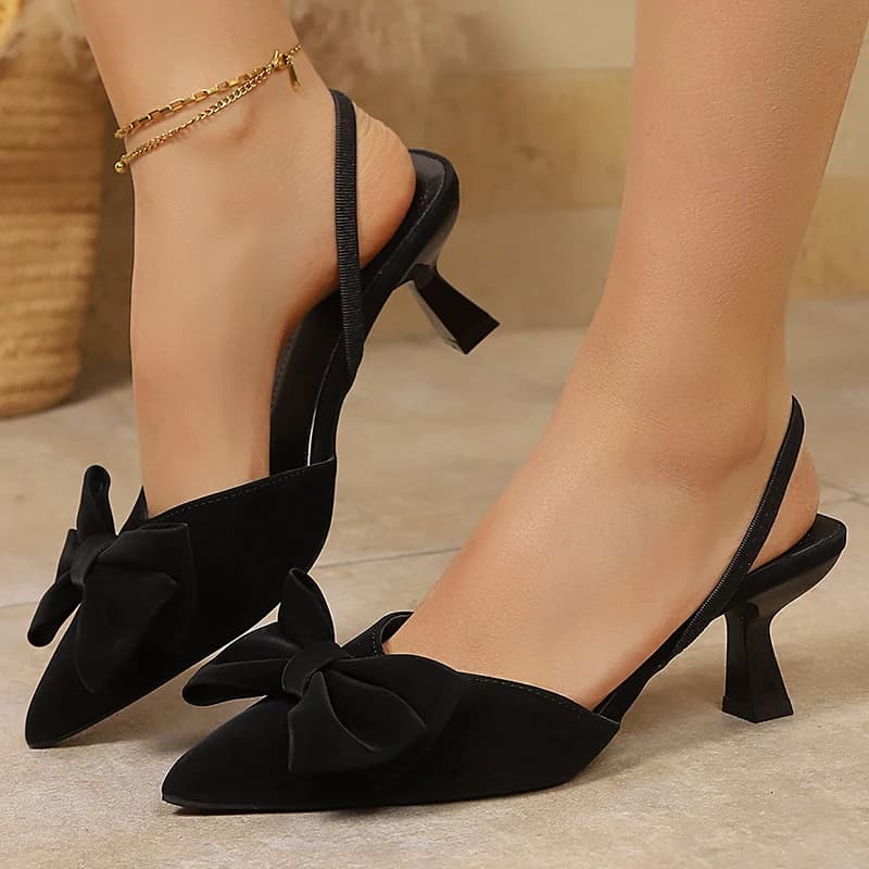 Women's High Heel Sandals Summer 2026, Slingback Sandals in Punta con Tacco Sottile, Women's Party Shoes Plus Size 43