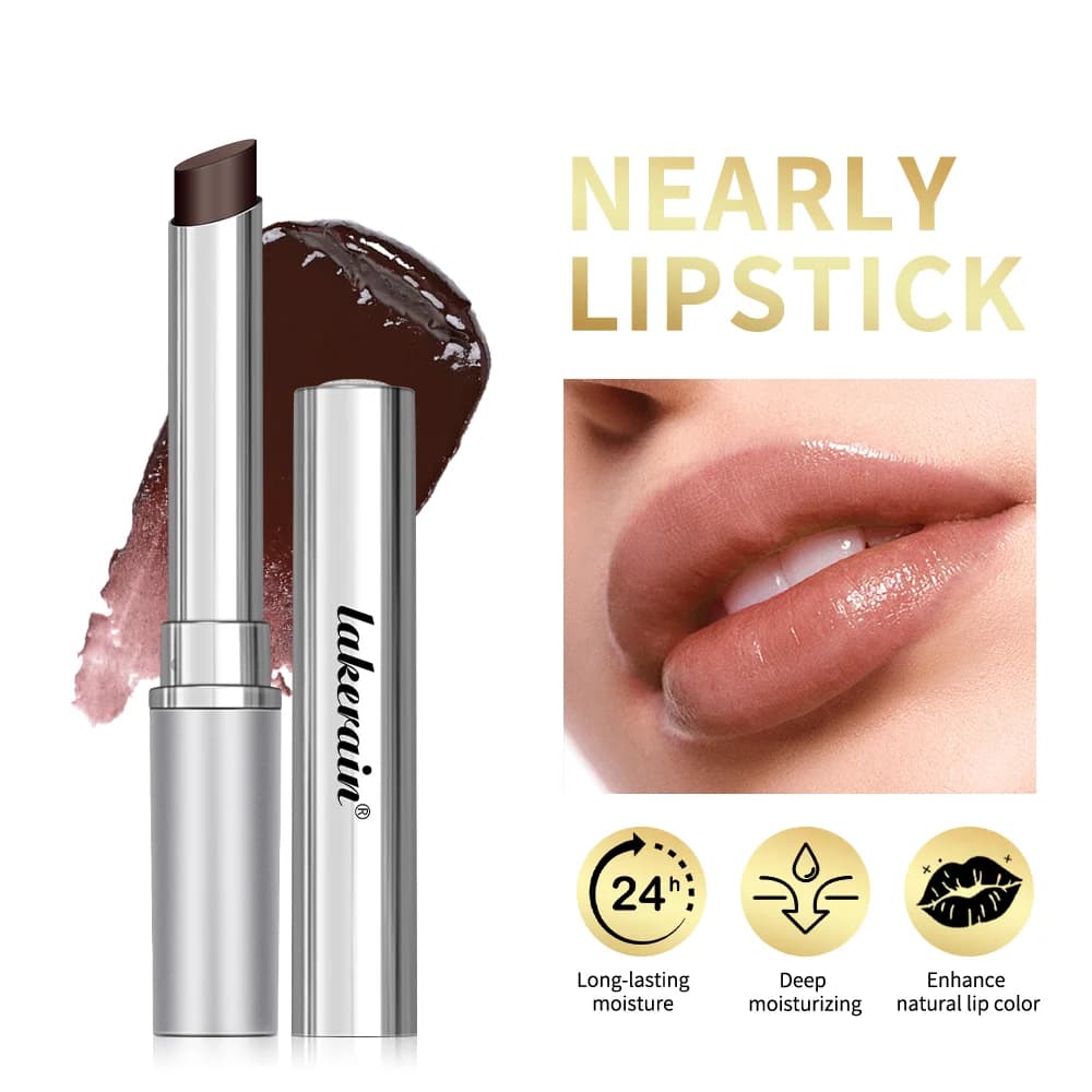Long-lasting moisturizing lip gloss, natural volumizing lip gloss, exfoliating cosmetics for lip care.