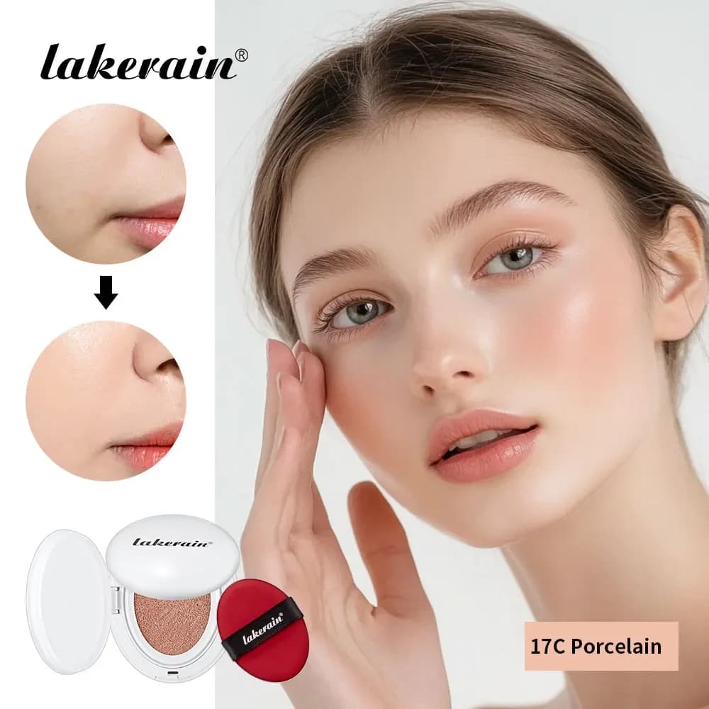 NEW CC Cream Glow Fund in Cushion Format, Waterproof, Long Life, Lighting, Base for Face Makeup, Korean Cosmetics for Women