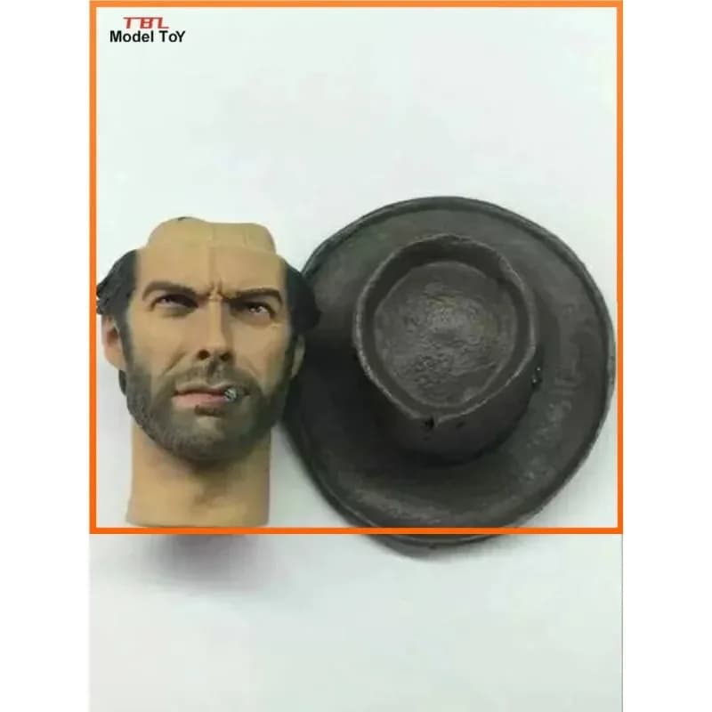 Soldato maschio in scala 1/6 West Cowboy La buona testa scolpita per i giocattoli caldi Action Figures Body Headplay HW/Collo