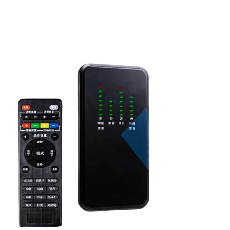 Set di schede audio universali per cellulare e computer per trasmissioni in diretta, microfono esterno per karaoke, ideale per presentatori, cantanti e live streaming.