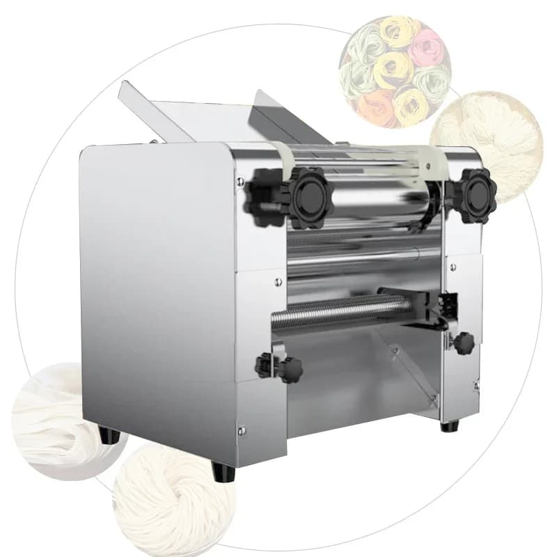 Macchina Elettrica per Fare la Pasta, Sfogliatrice per Impasto in Acciaio, Macchina per Pasta e Ravioli