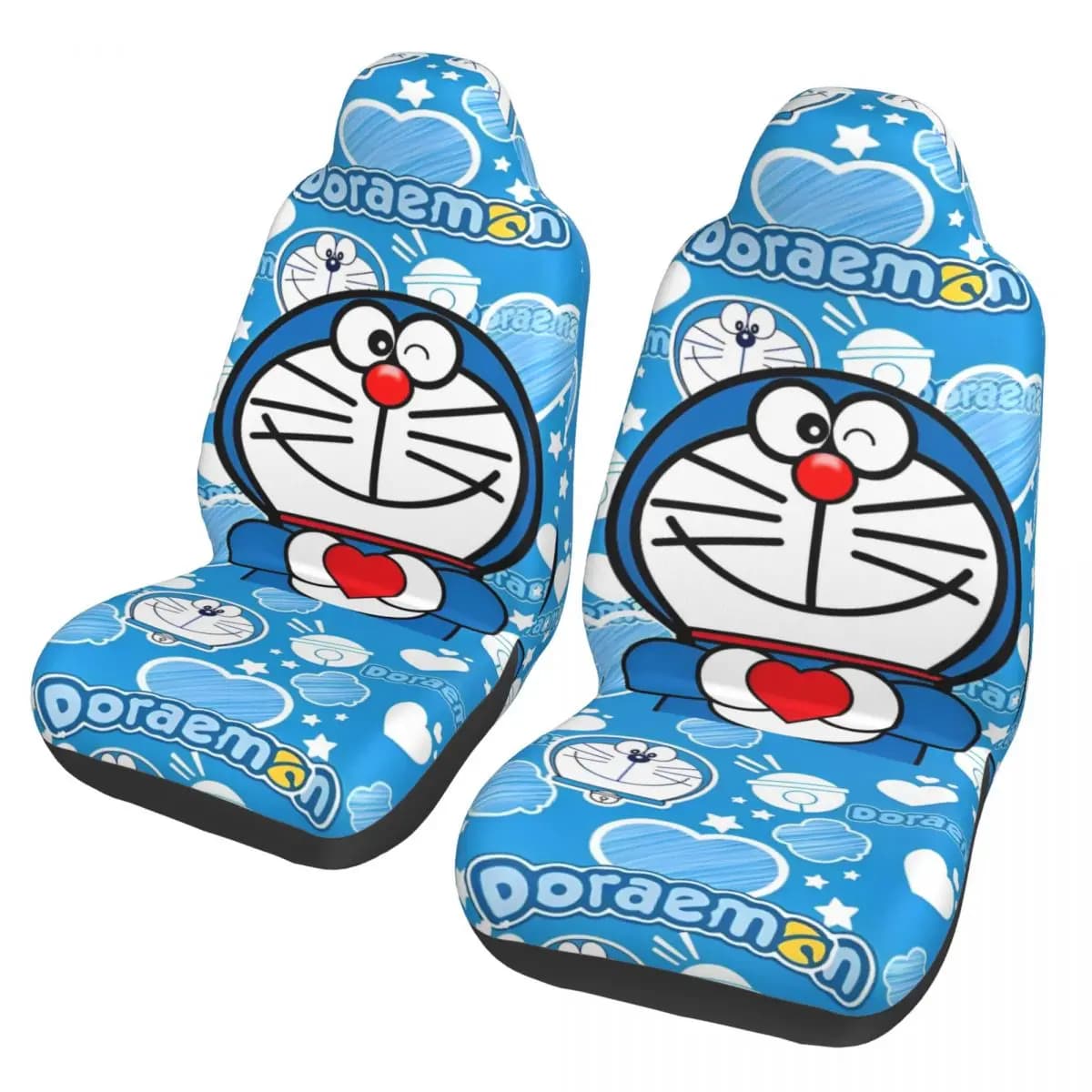 Doraemon Universal Car Seat Cover, waterproof, suitable for all types of models, with cartoon design Protective Mat for Polyester Seat, Cinematographic Style