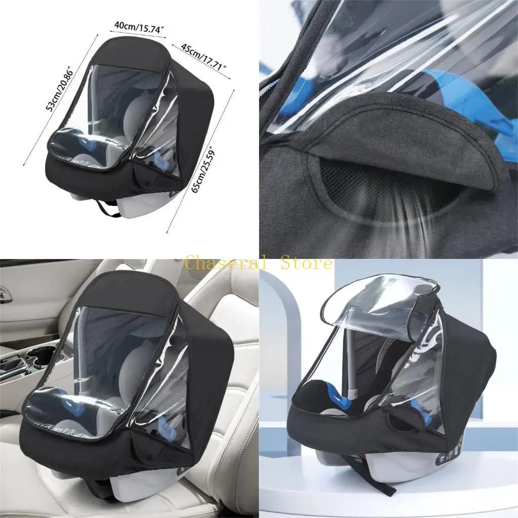 E7CE Seggiolino auto universale per bambini Copertura antipioggia Seggiolino auto per neonati Protezione dalle intemperie rapido