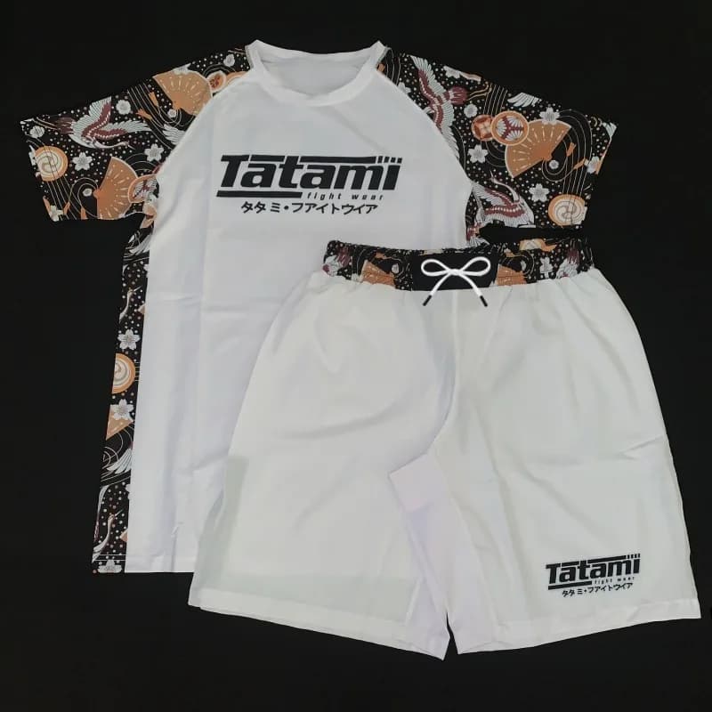 Nuovo Set Sportivo Y2K 2026 Stile Giapponese con Motivo Gru, Traspirante e ad Asciugatura Rapida, per Uomo e Donna, Completo Due Pezzi per Allenamento Fitness