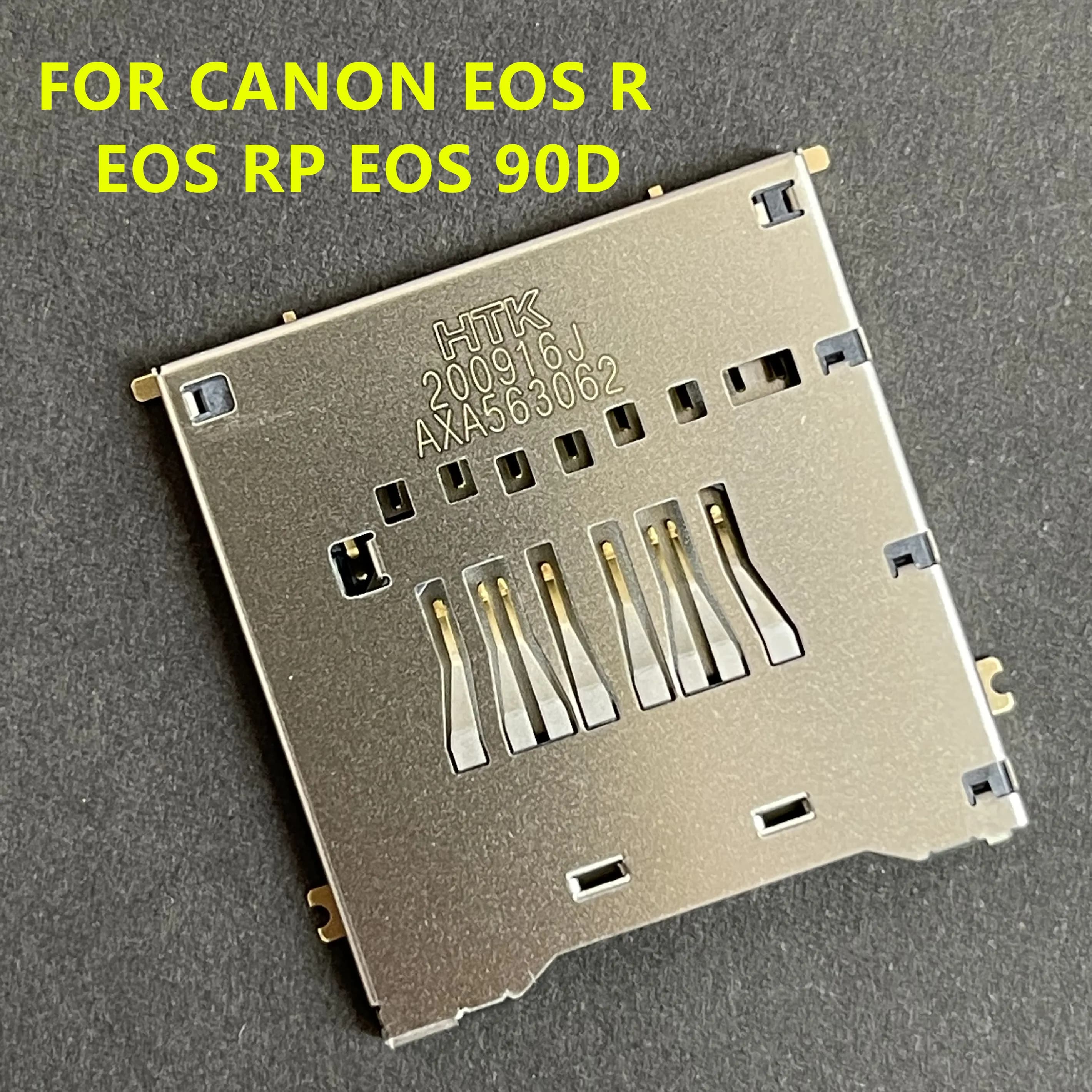 NUOVO Connettore Slot per Scheda di Memoria SD per Canon 90D EOS R / RP EOSR EOS RP R5 R6, Ricambio per Riparazione Fotocamera