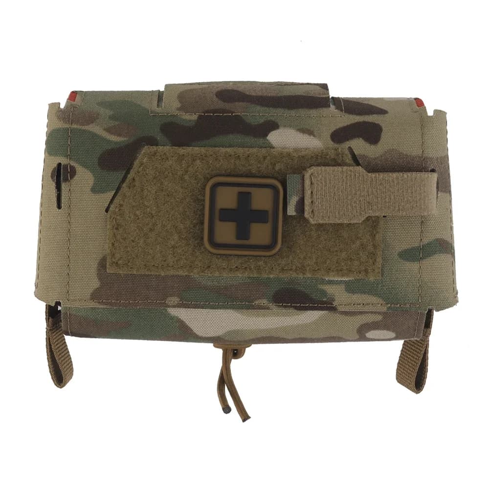 Custodia tattica compatta per traumi V3 Cintura da combattimento MOLLE a sgancio rapido Gilet da caccia Portapiatti Kit di pronto soccorso medico IFAK portatile
