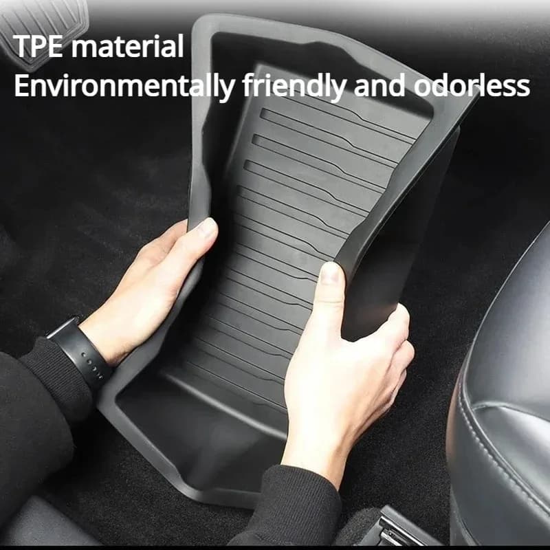 Subsle Holder Box for Tesla Model X 2018-2023 Car Drawer TPE Hidden Drawer Type Storage Organizer Interior Accessories for Car