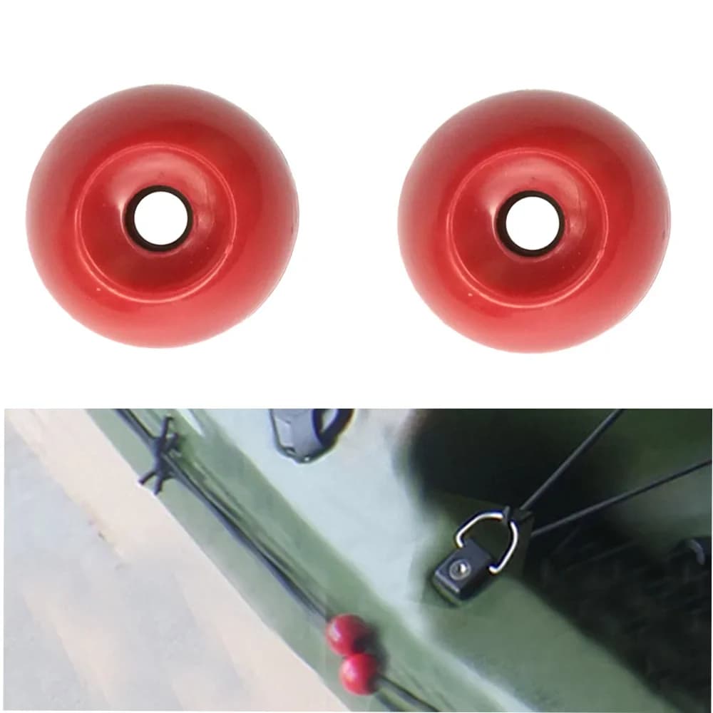 Cavo per corda per kayak, estremità rossa, per accessorio del sistema di controllo del timone della coda della canoa della barca