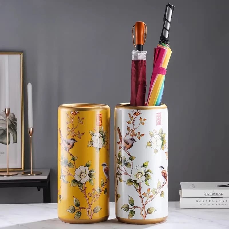 Nuovo Vaso da Terra in Ceramica Stile Cinese, Multiuso per Conservazione e Composizioni Floreali, per Soggiorno e Ingresso, Decorazione Artistica per la Casa