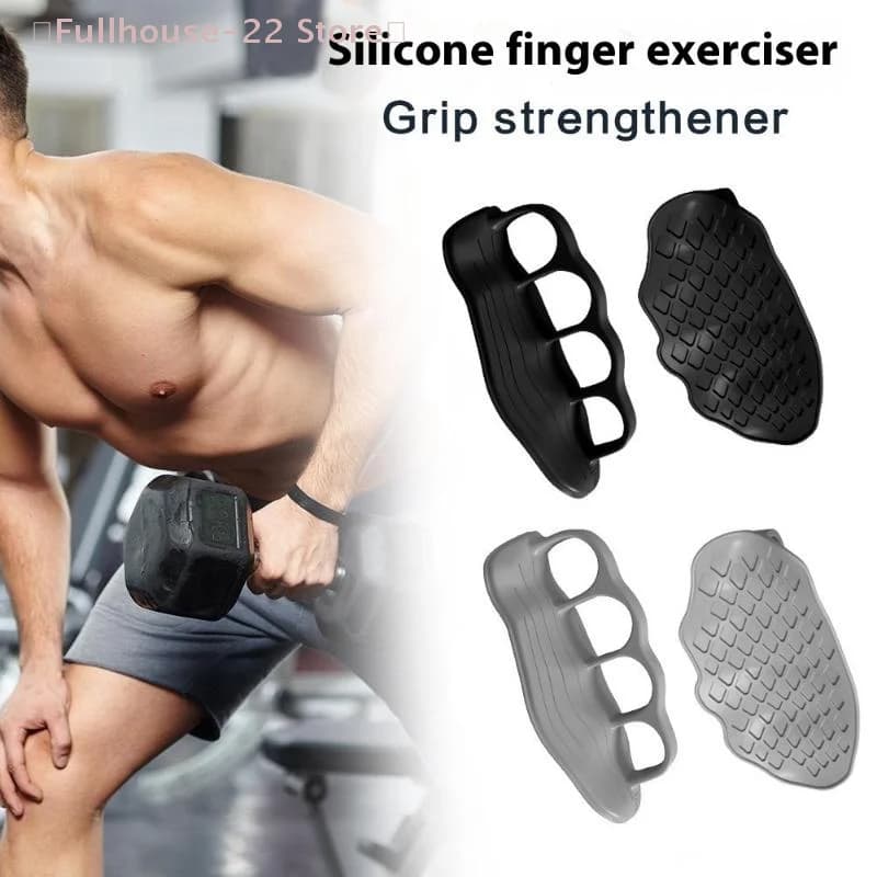 'MAX-22 di1 pair of anti-slip silicone workout grips that fit ergonomics or weight lifting, tractions, gym workout - Fitness gloves