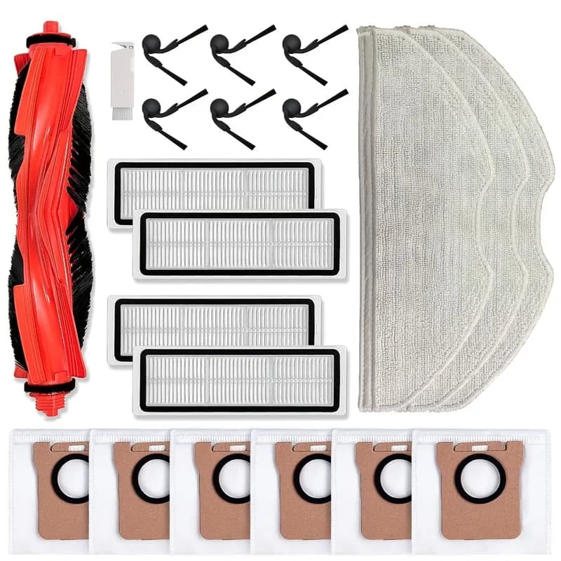 21-Piece Replacement Cleaning Kit for Xiaomi H40/OV51 Robot Vacuum