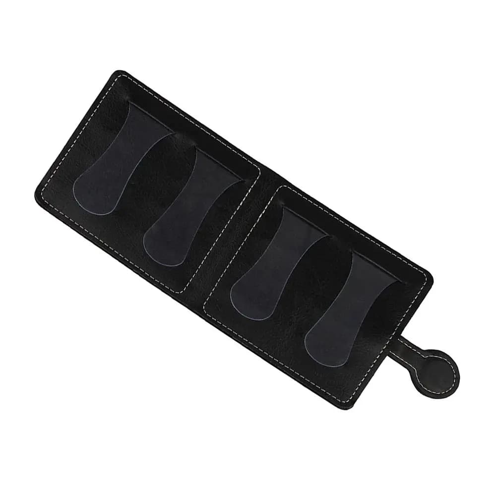 Borsa per plettri da chitarra, custodia premium per plettri, organizer compatto e pratico, mantiene i plettri al sicuro, facile da trasportare, ideale per musicisti